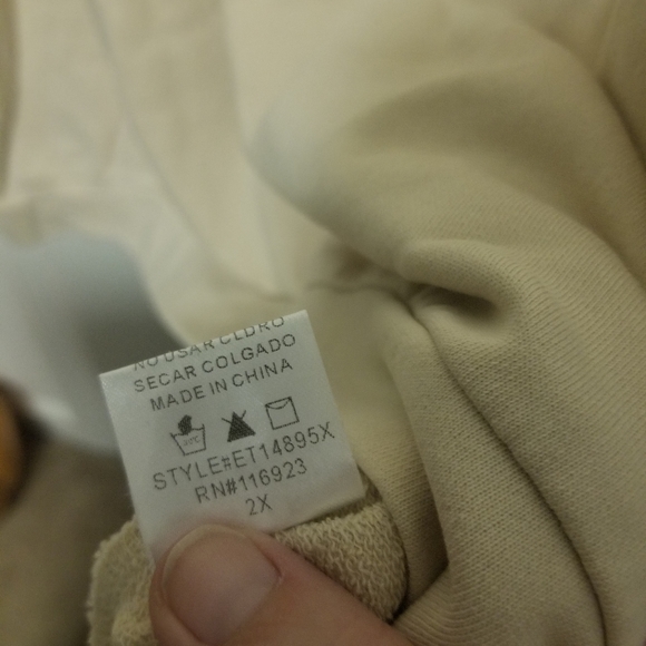 Easel fashion sweatshirt, sz 2x - Picture 4 of 7